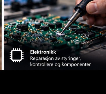 Reparasjon av elektronikk på kretskort