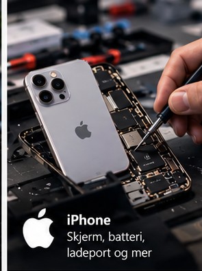 iPhone under reparasjon