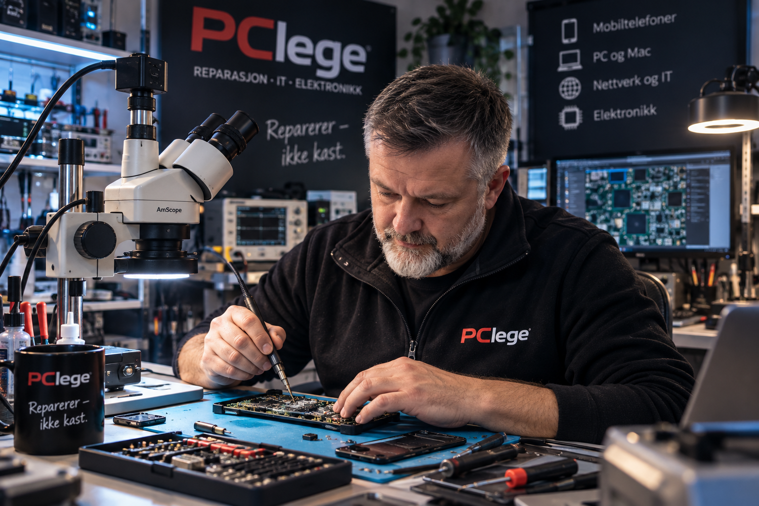 PC Lege – reparasjon av elektronikk